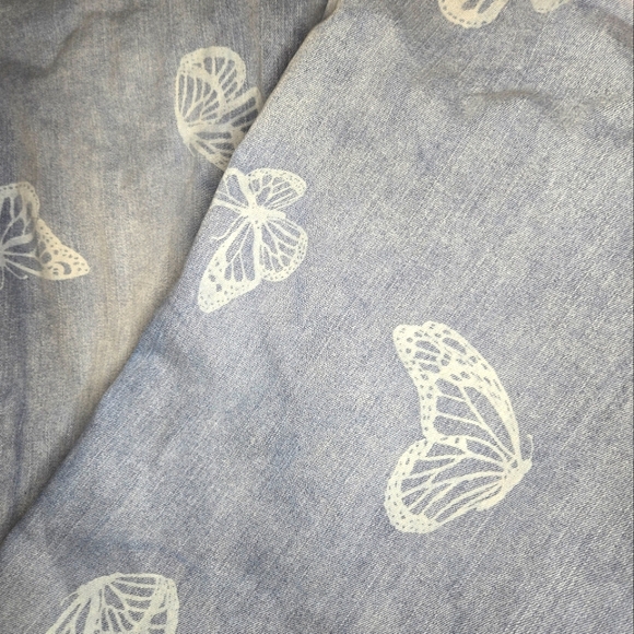 Butterfly print cotton jeans - XL - Picture 4 of 8